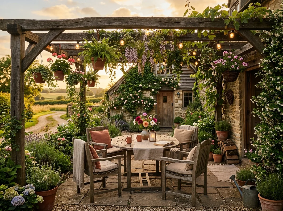 Rustic Wood Patio Retreat for 10 cute patio ideas for small outdoor spaces